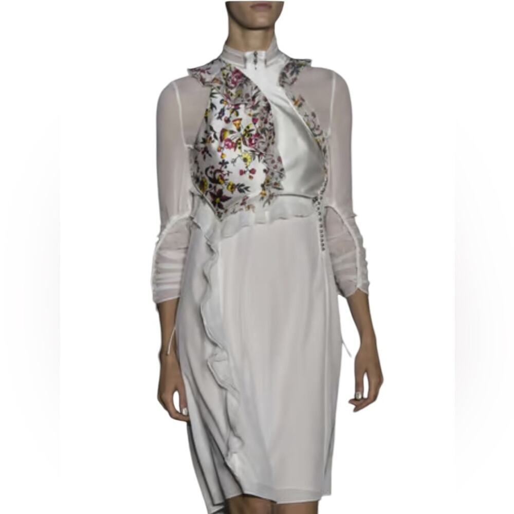 3.1 Phillip Lim Floral Sun Dress Silk Size 6 2017 Couture Runway Dress
